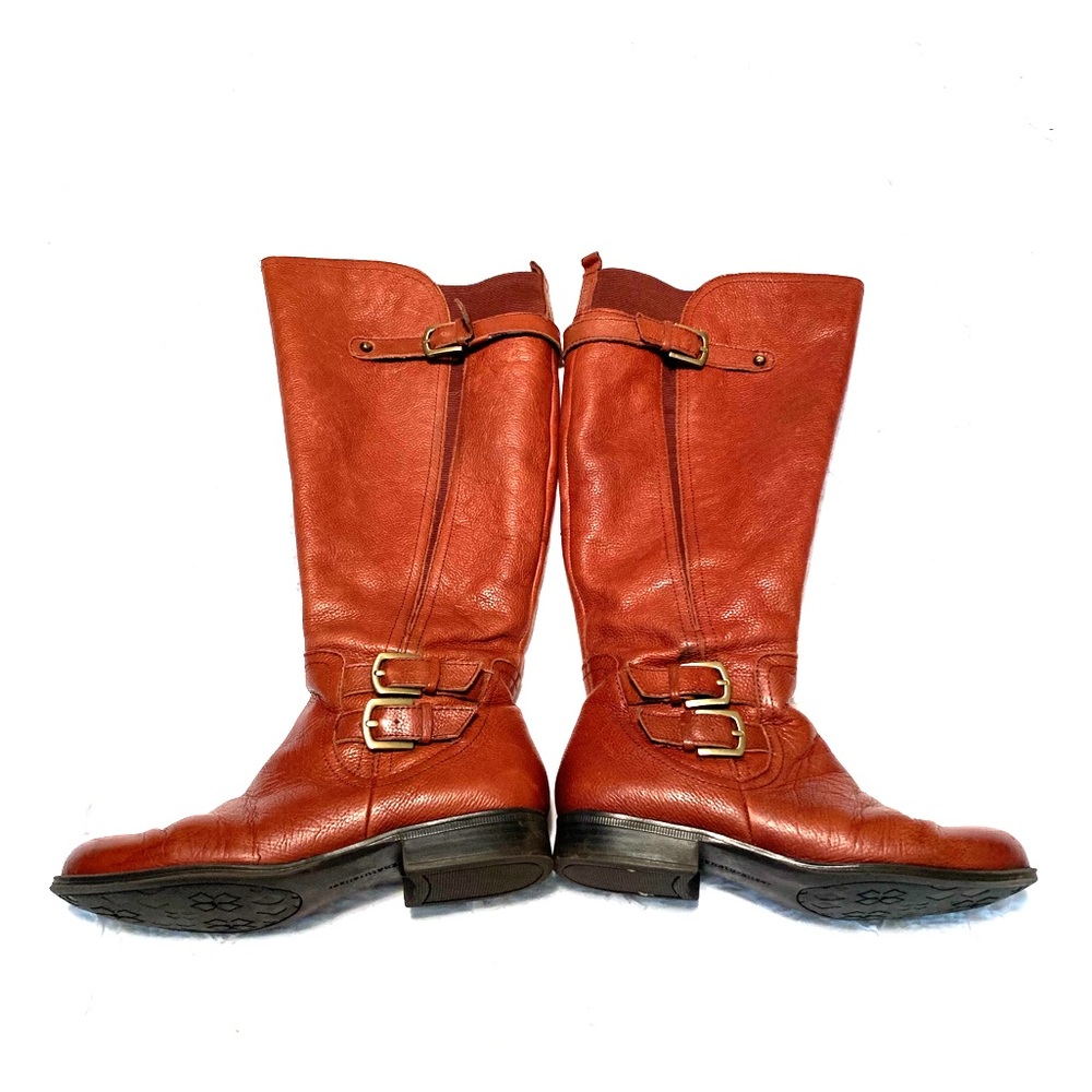 Naturalizer Wide Shaft Johanna Brown Riding Boots